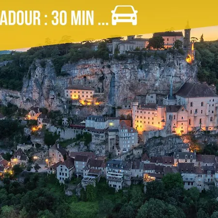 Ecologique Proche Rocamadour & Gouffre De Padirac Vue Vallee Dordogne